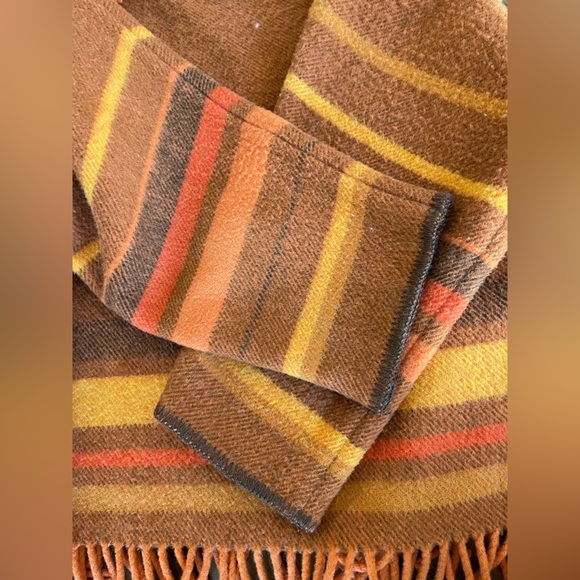 LAPP LANDER vintage 100% wool sweater made in Norway fringe - Picture 7 of 8